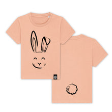 Carregar imagem no visualizador da galeria, T-shirt criança coelho - Algodão Orgânico