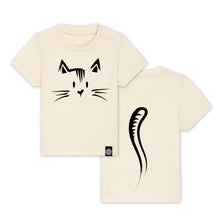 Carregar imagem no visualizador da galeria, T-shirt criança Gato- Algodão Orgânico