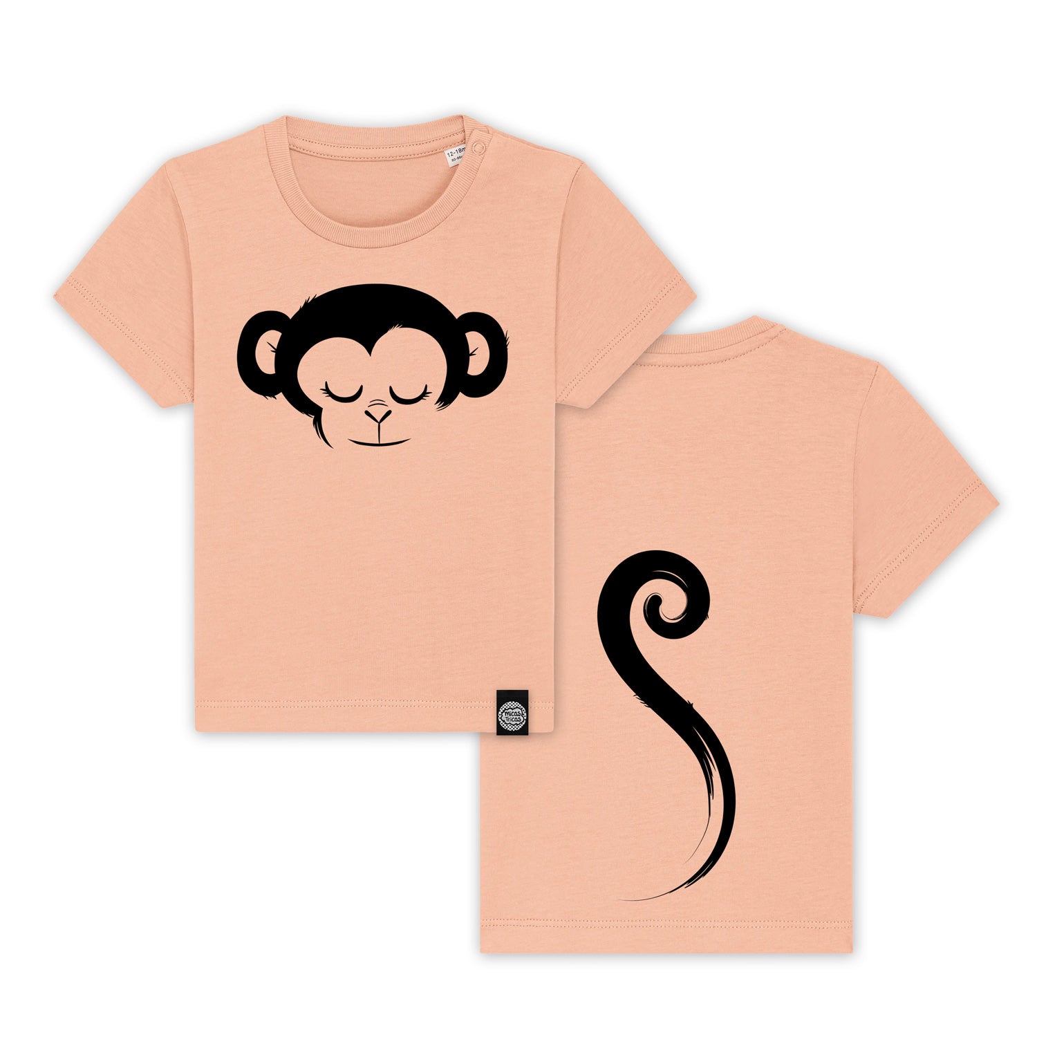 Kids monkey shirt best sale