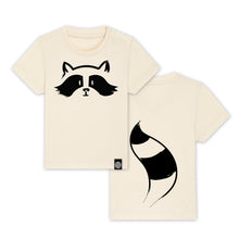 Afbeelding laden in galerijviewer, Wasbeer kinder T-shirt - biologisch katoen