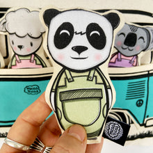 Load image into Gallery viewer, Interactive Cushion - Summer van blue