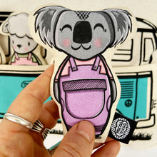 Load image into Gallery viewer, Interactive Cushion - Summer van blue