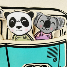 Load image into Gallery viewer, Interactive Cushion - Summer van blue