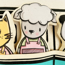 Load image into Gallery viewer, Interactive Cushion - Summer van blue