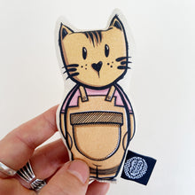 Load image into Gallery viewer, Interactive Cushion - Summer van (orange)