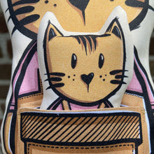 Load image into Gallery viewer, Cat soft toy with little pocket friend