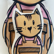 Load image into Gallery viewer, Cat soft toy with little pocket friend