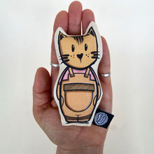 Load image into Gallery viewer, Cat soft toy with little pocket friend