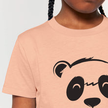 Carregar imagem no visualizador da galeria, T-shirt criança Panda - Algodão Orgânico
