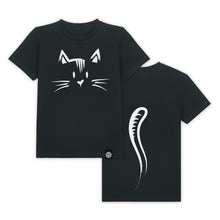 Carregar imagem no visualizador da galeria, T-shirt criança Gato- Algodão Orgânico