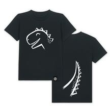 Carregar imagem no visualizador da galeria, T-shirt criança Dinossauro - Algodão Orgânico