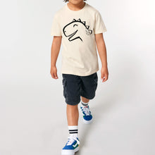 Carregar imagem no visualizador da galeria, T-shirt criança Dinossauro - Algodão Orgânico