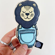 Load image into Gallery viewer, Interactive Cushion - Summer van blue