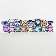 Load image into Gallery viewer, Interactive Cushion - Summer van blue