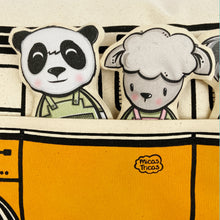 Load image into Gallery viewer, Interactive Cushion - Summer van (orange)