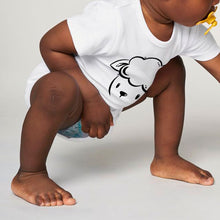 Load image into Gallery viewer, Sheep Organic Cotton Baby Bodysuit - Short Sleeves