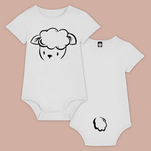 Load image into Gallery viewer, Sheep Organic Cotton Baby Bodysuit - Short Sleeves