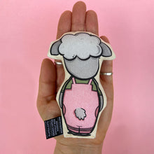 Load image into Gallery viewer, Sheep soft toy with little pocket friend
