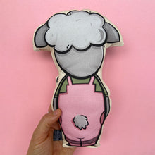 Load image into Gallery viewer, Sheep soft toy with little pocket friend