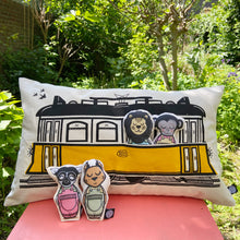 Load image into Gallery viewer, Interactive Cushion - Old tram