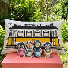 Load image into Gallery viewer, Interactive Cushion - Old tram