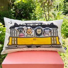 Load image into Gallery viewer, Interactive Cushion - Old tram