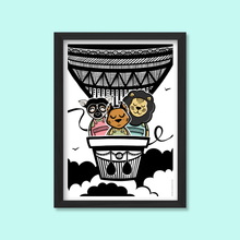 Load image into Gallery viewer, Hot air balloon poster
