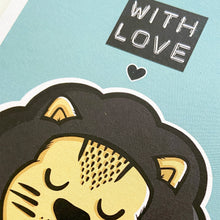 Load image into Gallery viewer, Lion postcard - With love
