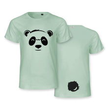 Load image into Gallery viewer, Panda Face &amp; Tail - Organic Cotton T-shirt for kids
