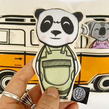 Load image into Gallery viewer, Interactive Cushion - Summer van (orange)
