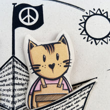 Load image into Gallery viewer, Interactive Cushion - Paper boat

