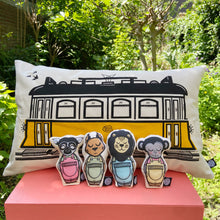 Load image into Gallery viewer, Interactive Cushion - Old tram
