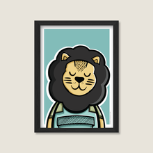 Load image into Gallery viewer, Lion poster
