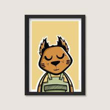 Load image into Gallery viewer, Squirrel poster
