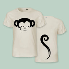 Load image into Gallery viewer, Monkey Face &amp; Tail - Organic Cotton T-shirt for kids
