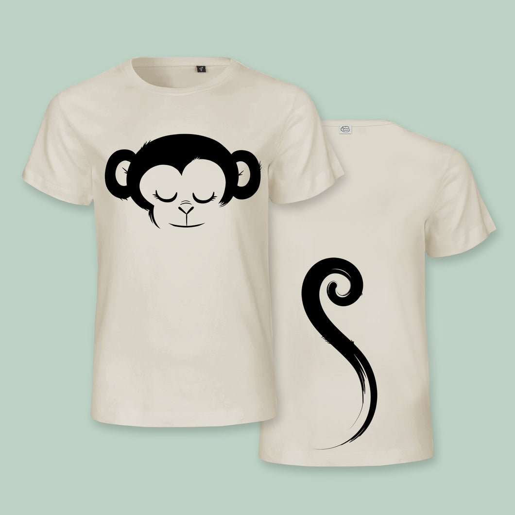 Monkey Face & Tail - Organic Cotton T-shirt for kids
